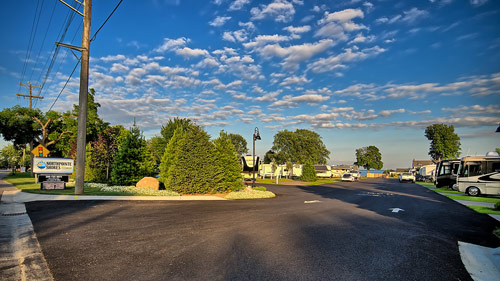 Entrance to RV park